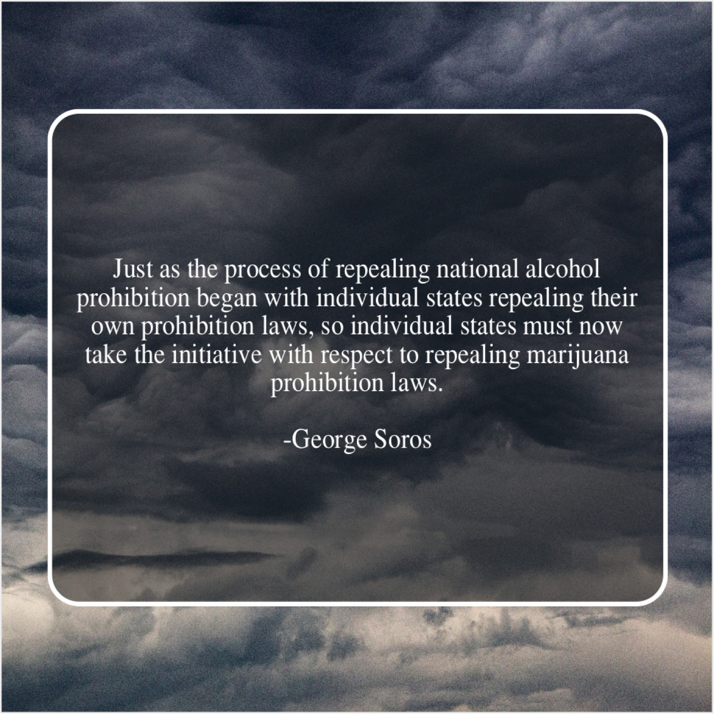 George Soros - Just as the process of...
